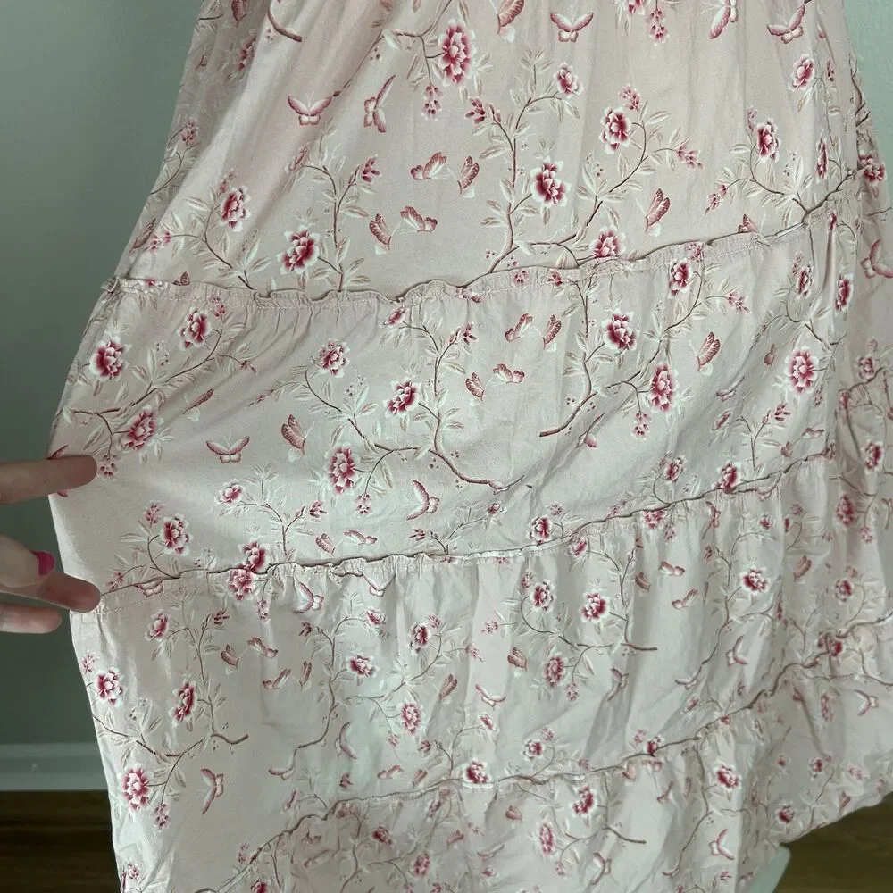 Hill House Pink Floral Midi Dress - Picture 6 of 7